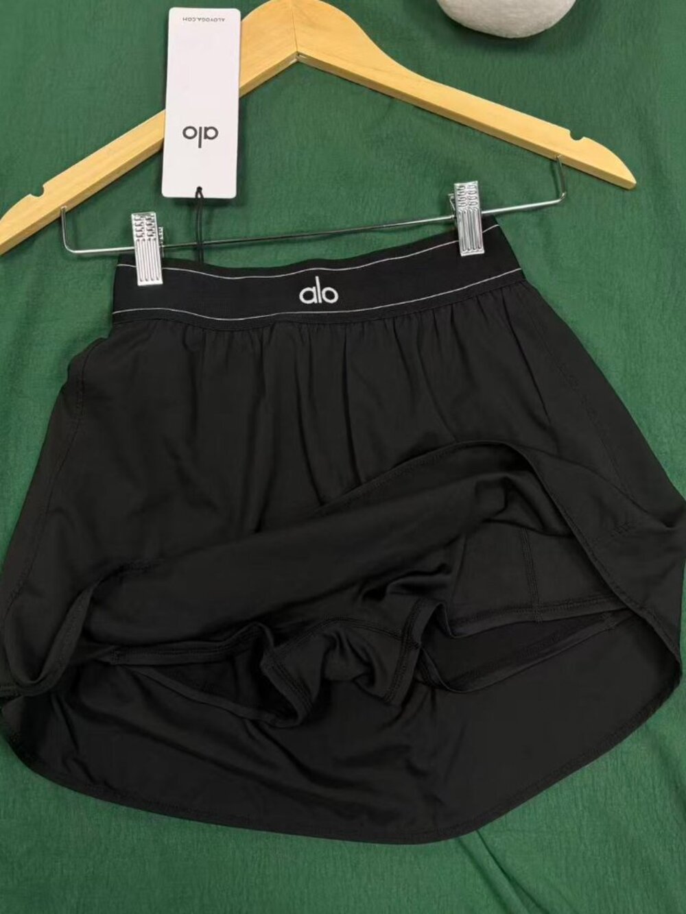 💎ALO Yoga High Waist Match Point Skirt Classic Black Tennis Style - Picture 4 of 6